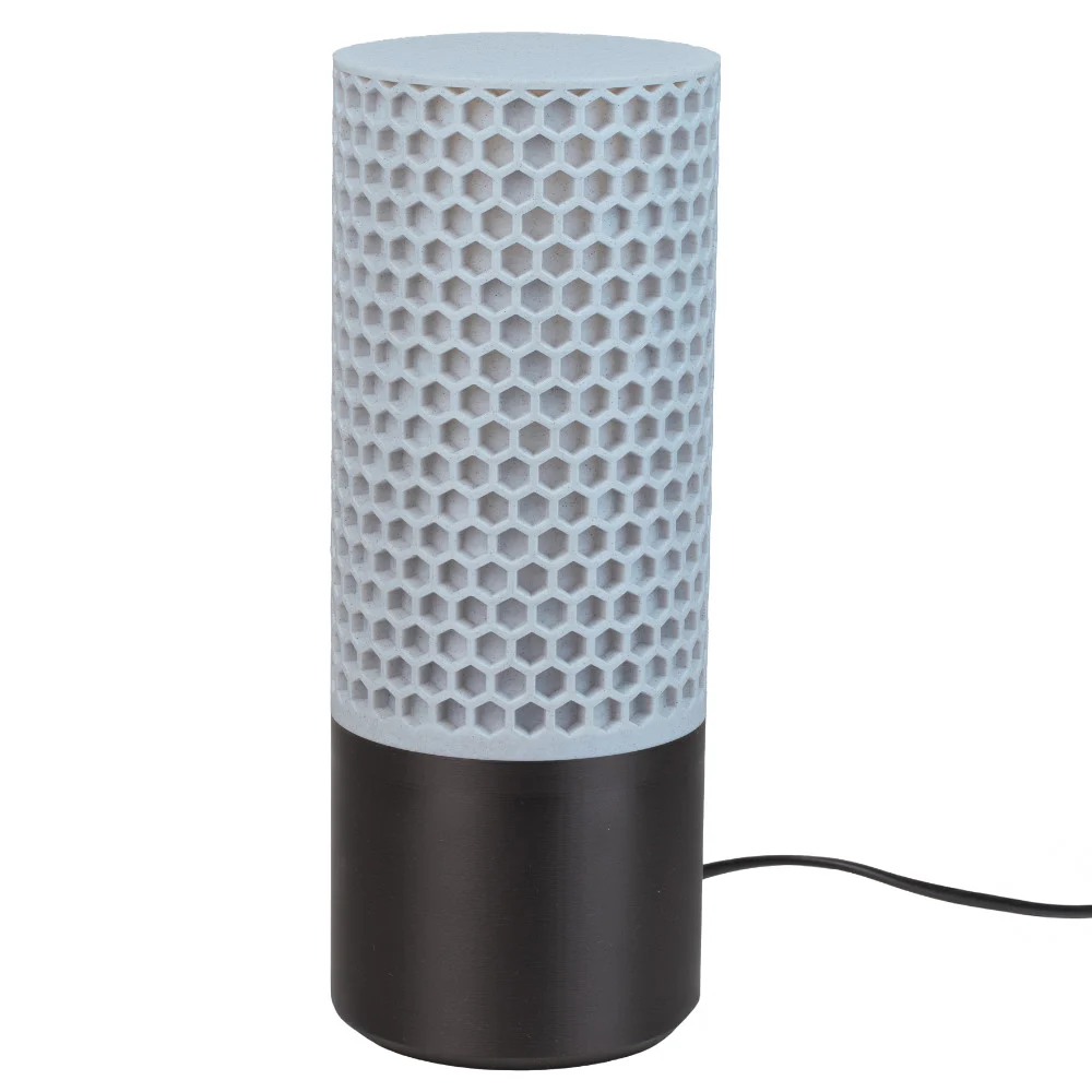 Aura lampa siva visoko postolje