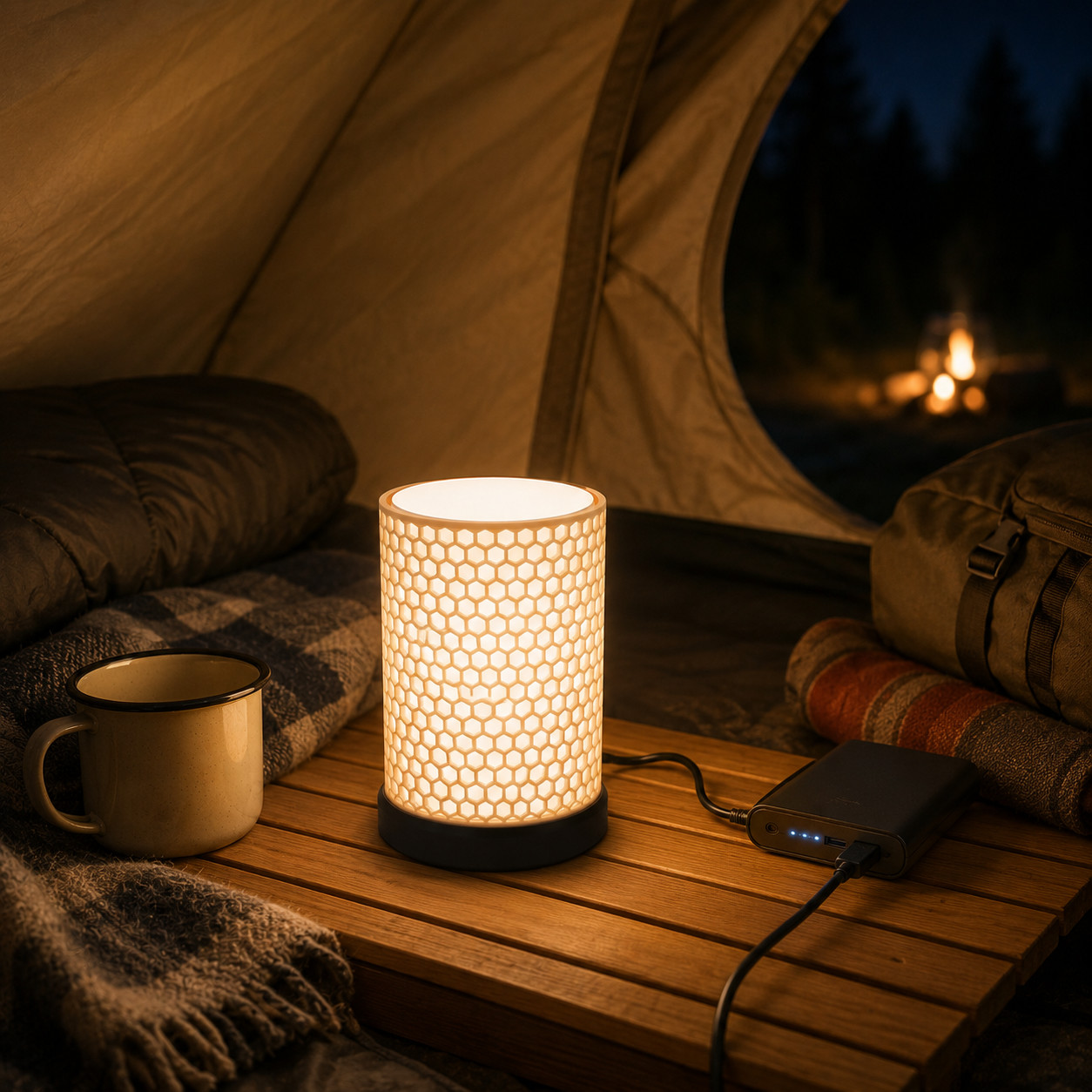 Hexa – dekorativna stolna lampa