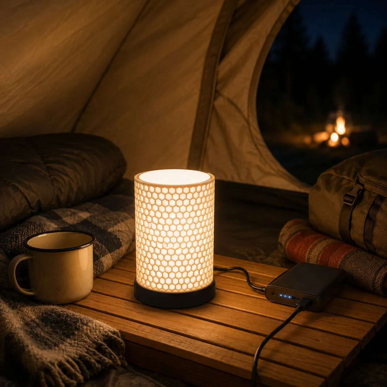 Hexa – dekorativna stolna lampa